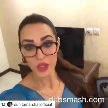 Nadia Hussain And Sunita Marshal Funny Dubsmash 2