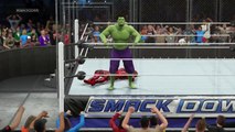 WWE2K15 HULK VS CARNAGE EPIC BATTLE