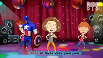Gummy Bear Song Nursery Rhyme: Iron Man, Batman, Spiderman Kids Playground