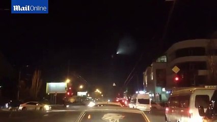 Is it a rocket or a UFO spotted in the skies of Russia