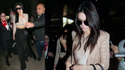 Kendall et Kylie Jenner sont coordonnées en revenant d'Australie