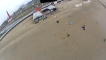 Kitesurfing Scheveningen during November storm