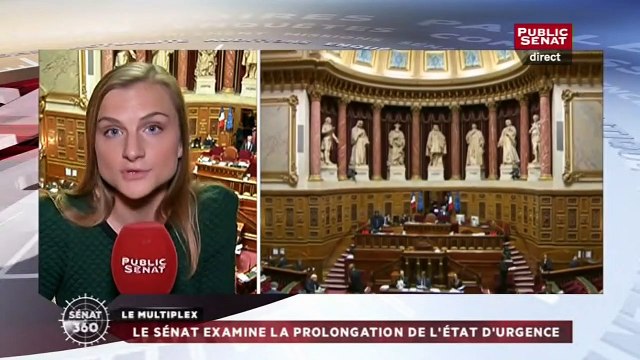 Débat sur la prorogation de l'état d'urgence en France - Sénat 360 (20/11/2015)