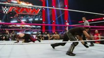 Demon Kane vs. Seth Rollins - Lumberjack Match in HD - Raw, October 12, 2015