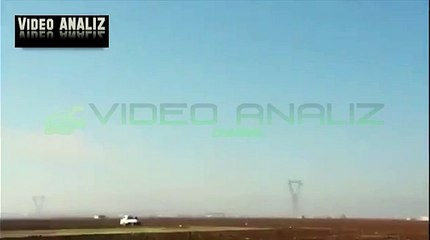 Удар "Калибром" из Каспия 20.11.2015. Idlib - Russian Cruise Missile Impact Caught on Camera