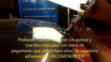 Reparación abolladura tiradores, martillo inercial prueba de insumos por Varilleros Sacabollos