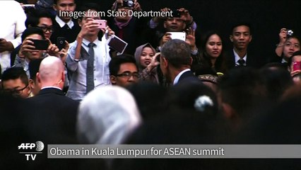 Obama in Kuala Lumpur for ASEAN summit