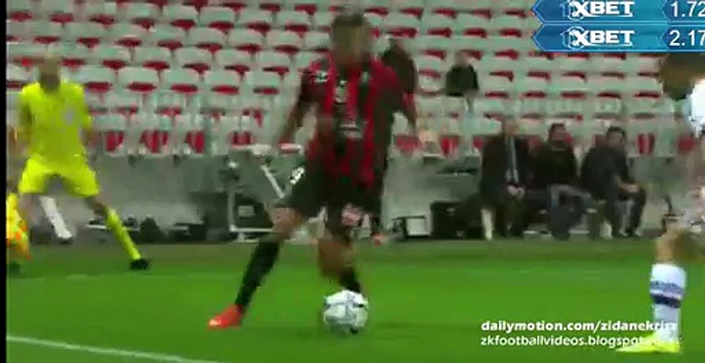Hatem Ben Arfa Fantastic Skill and Chance - OGC Nice v. Olympique Lyon 20.11.2015 HD