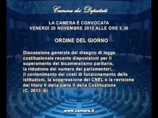 Roma - Camera - 17^ Legislatura - 526^ seduta (20.11.15)