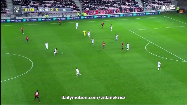 Valere Germain 1-0 Amazing Goal - OGC Nice v. Lyon 20.11.2015 HD