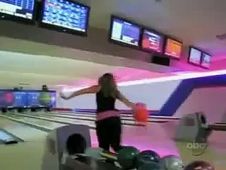 Girlll throws bowling ball... Very funny