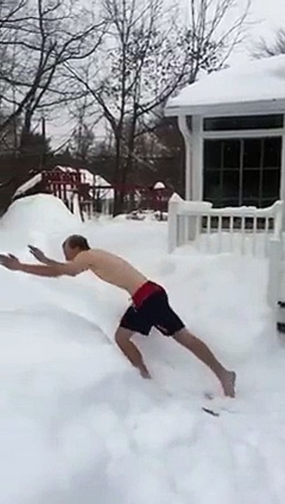 Snow Diving... Amazing