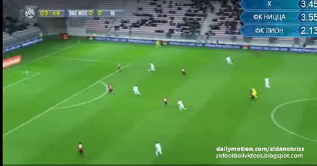 Claudio Beauvue Fantastic Chance OGC Nice v. Olympique Lyon 20.11.2015 HD