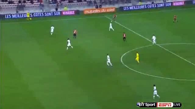 Yanga Mbiwa Amazing OwnGoal Nice 2-0 Olympique Lyon 20.11.2015 HD