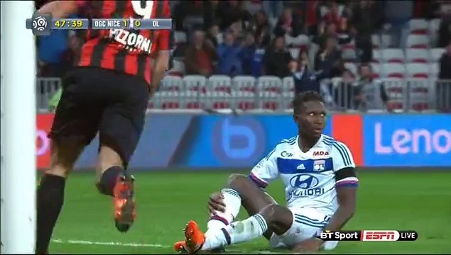 2-0 Mapou Yanga-Mbiwa OwbGoal France Ligue 1 - 20.11.2015, OGC Nice 2-0 Lyon