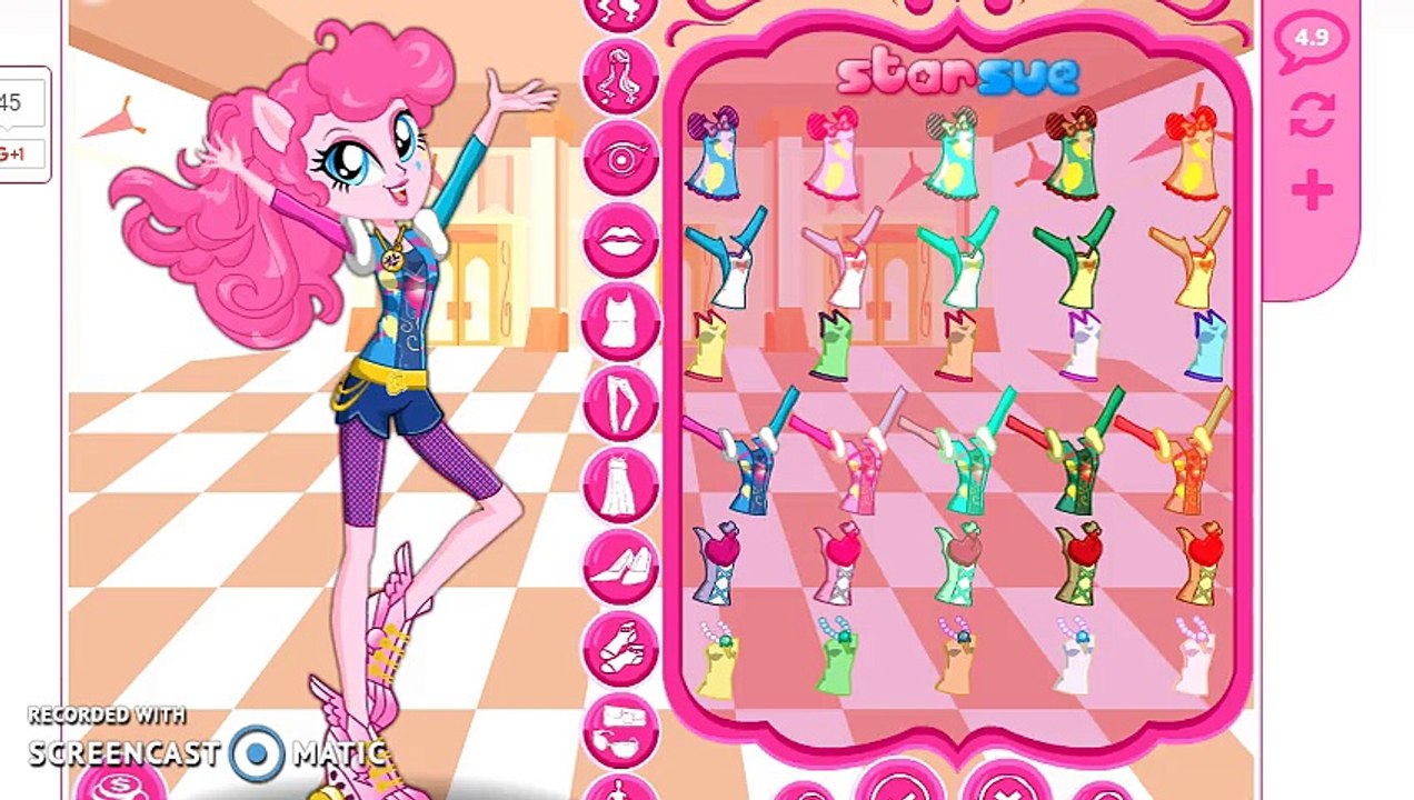 Mi primer gameplay-Equestria Girl Dress Up starsue.net.