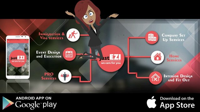 justEZI Intelligent Mobile App- Offers Home maintenance services, Immigration Services and Business services