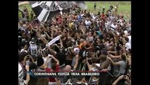 Corinthians festeja sexto título do Campeonato Brasileiro