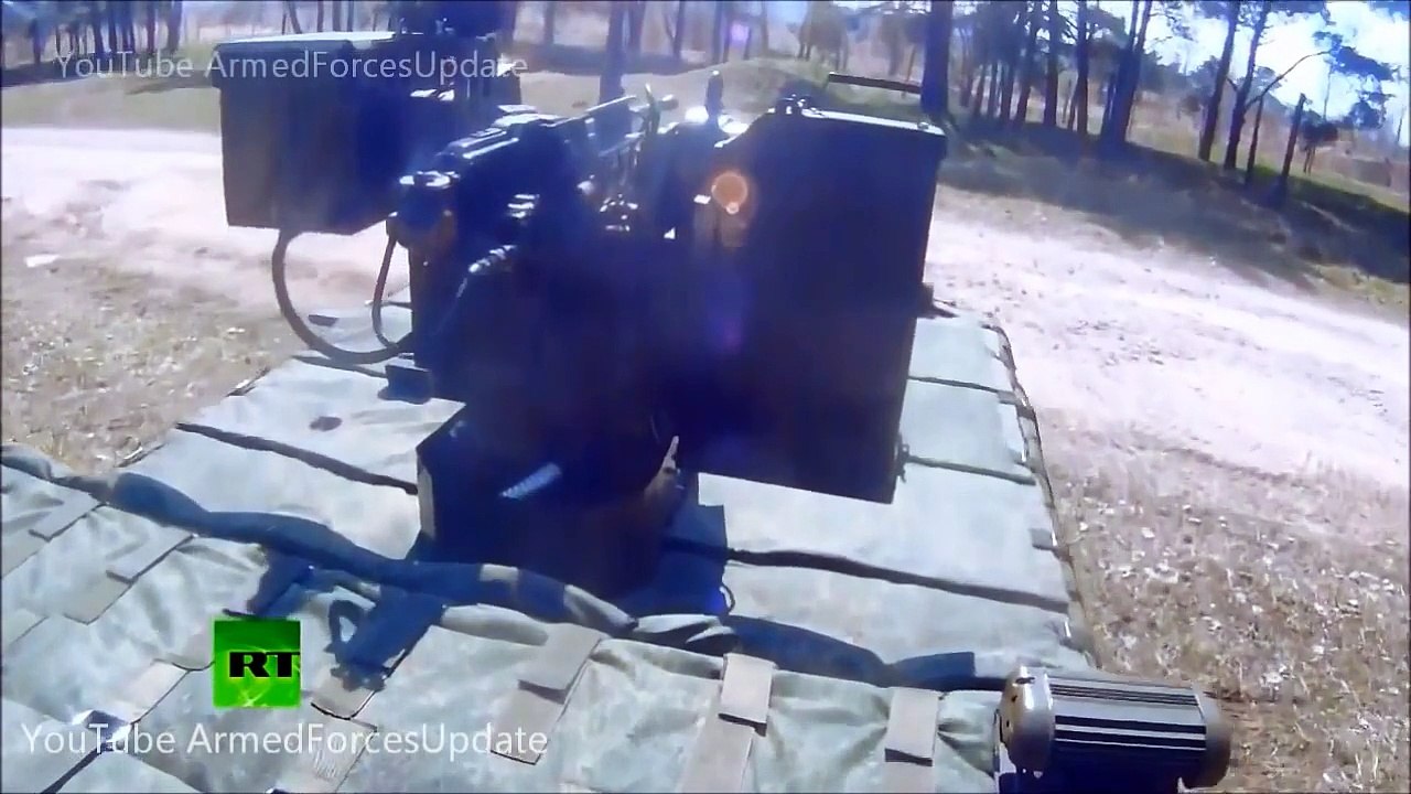 Russian Military UNMANNED ROBOT combat vehicle