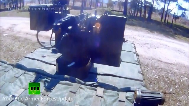 Russian Military UNMANNED ROBOT combat vehicle
