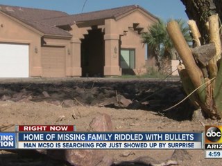 Home of missing Valley family riddled with bullets