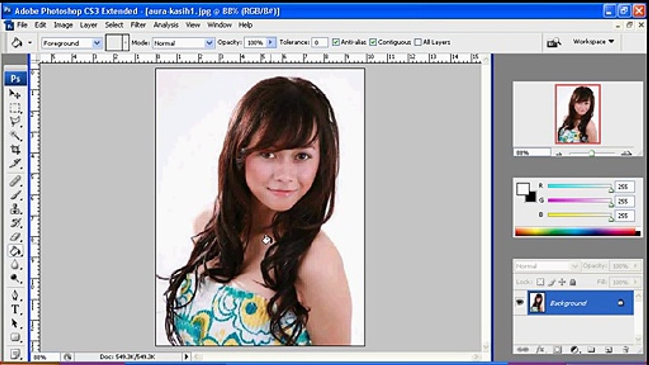 Tutorial Photoshop - Menyeleksi dengan extract