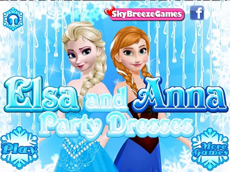 Elsa and Anna Party Dresses Video Walkthrough