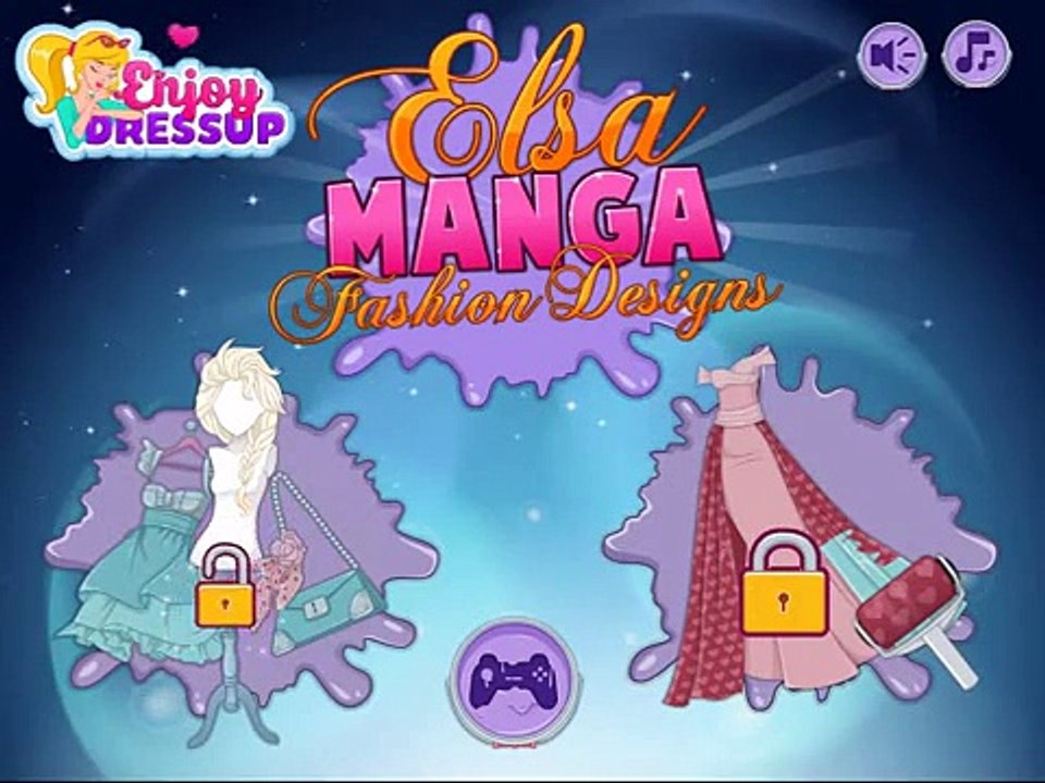 Elsa Manga Fashion Designs Video Walkthrough
