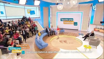 Conte de Noël le politique Jean-Louis Debré et le SDF Jean-Marie Roughol 1