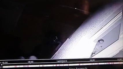 RAW: Woman Sets Up CCTV to Investigate Scratches on Her Door, and Is Terrified by What She