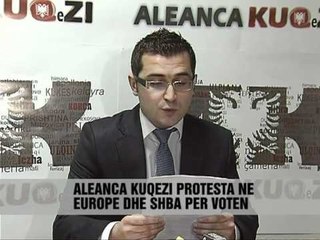 Protesta për votën e emigranteve - Vizion Plus - News - Lajme