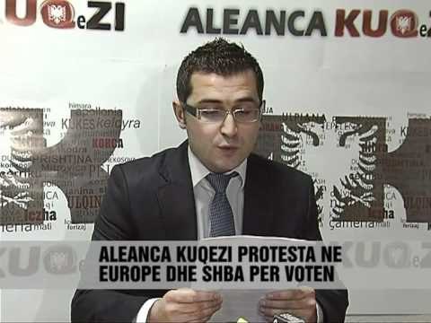 Protesta për votën e emigranteve - Vizion Plus - News - Lajme