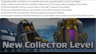 Clash Of Clans Updates Xmas Update! | Lvl 12 Collectors & Dark Elixer Drills Confirmed | L