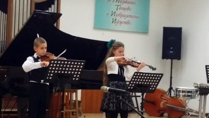 Eva and Toshko playing A.Diamandiev