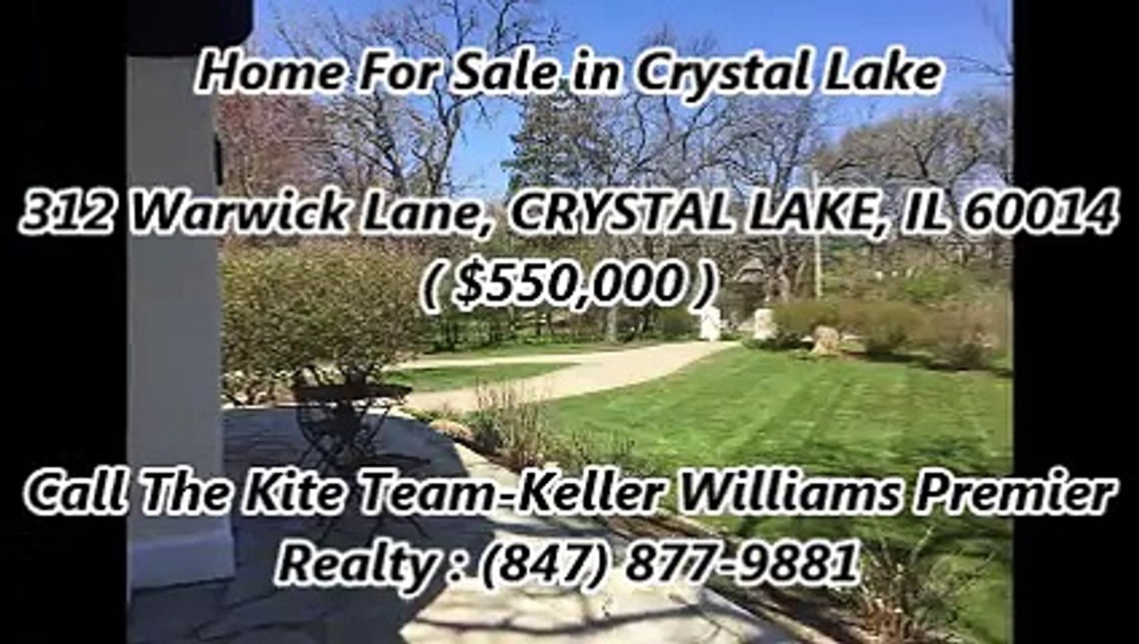 Crystal Lake Homes For Sale by The Kite Team-Keller Williams Premier Realty 312 Warwick Lane, CRYSTAL LAKE, IL 60014