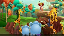 Lion Finger Family  - 3D Animation - English Nursery Rhymes - Nursery Rhymes - Kids Rhymes - for children with Lyrics