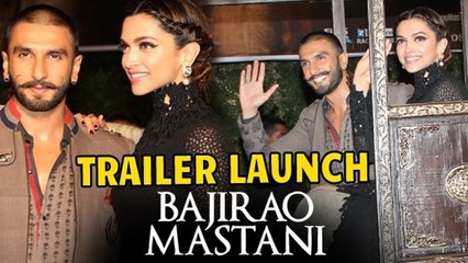 (Video) Bajirao Mastani Official TRAILER LAUNCH | Ranveer Singh, Deepika Padukone, Priyanka Chopra