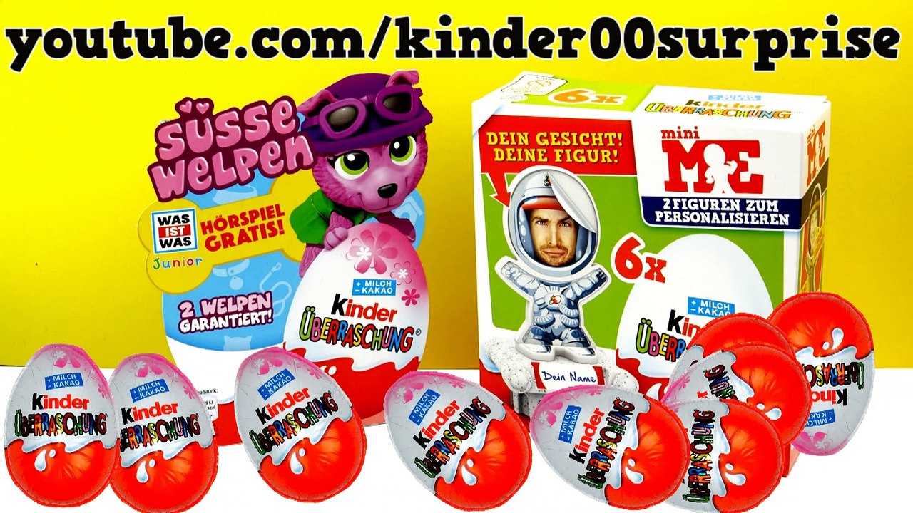 Kinder Surprise Süsse Welpen kinder überraschung Dein gesicht Deine figur