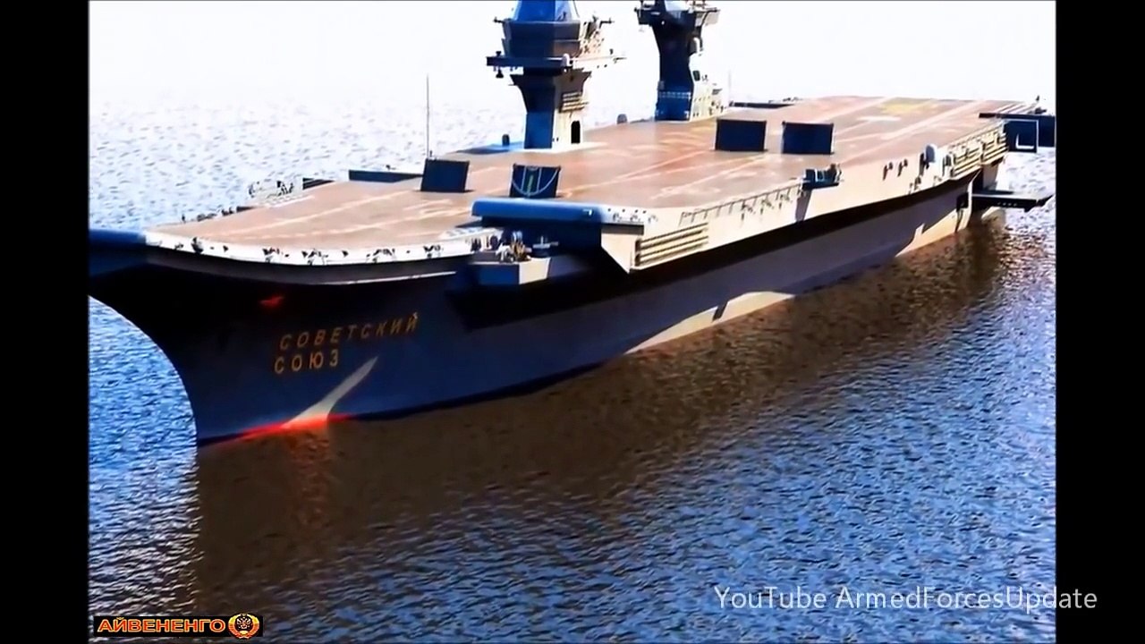 FUTURE AIRCRAFT CARRIER concept for Russian Military !!! To challenge US Military power