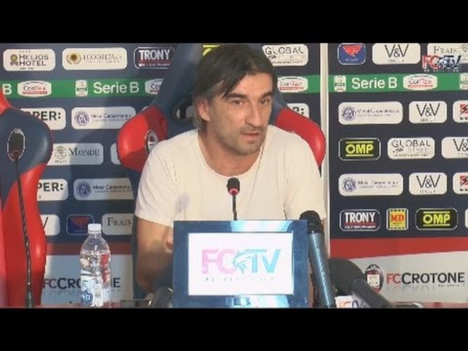 #Crotone-Ternana meno uno, mister Juric in conferenza