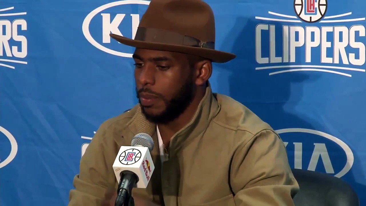 Chris Paul Postgame Interview _ Warriors vs Clippers _ November 19, 2015 _ NBA 2015-16 Season