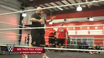 WWE Network Regal and Bloom get upset over the issue of footwork WWE Breaking Ground Nov 2 2015