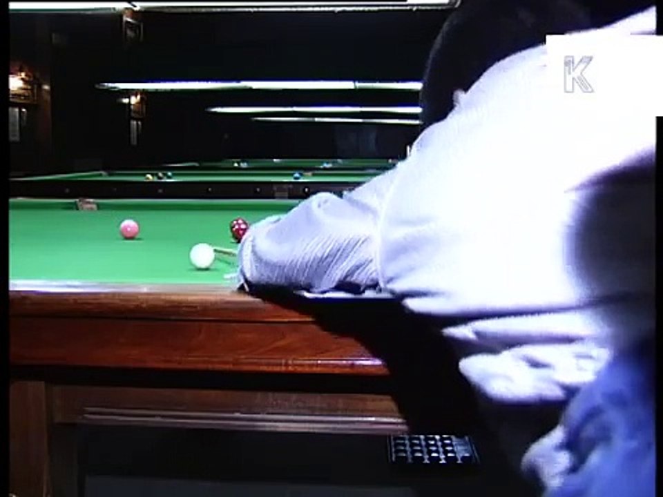 Ronnie O Sullivan practicing in 1996