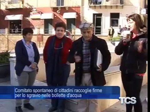 Comitato spontaneo di cittadini raccoglie firme per lo sgravio nelle bollette d%27acqua