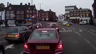 Cyclist Gets Flipped By Car | Red Means Dont Go
