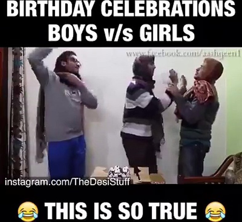 Birthday Celebrations Boys vs Girls