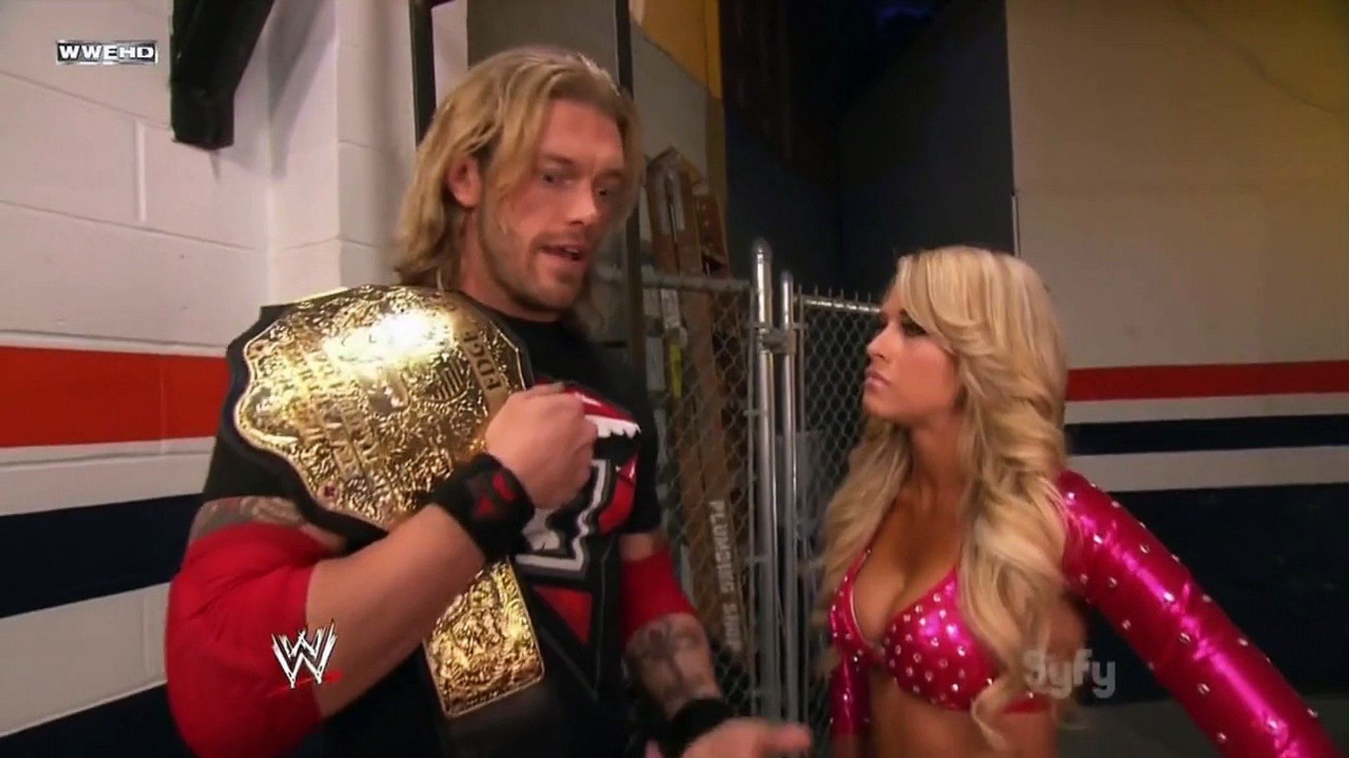 Kelly Kelly and Edge Backstage Segment - video Dailymotion