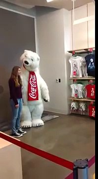 L'Ours Blanc, mascotte Coca-Cola au musée World of Coca-Cola
