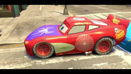 Disney Nursery Rhymes Batman and Superheroes Superman Ninja Turtles with Car McQueen Spide