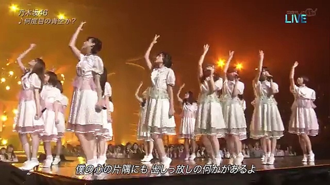 乃木坂46／何度目の青空か-　ベストアーティスト2014 2014-11-26 AKB48 S...